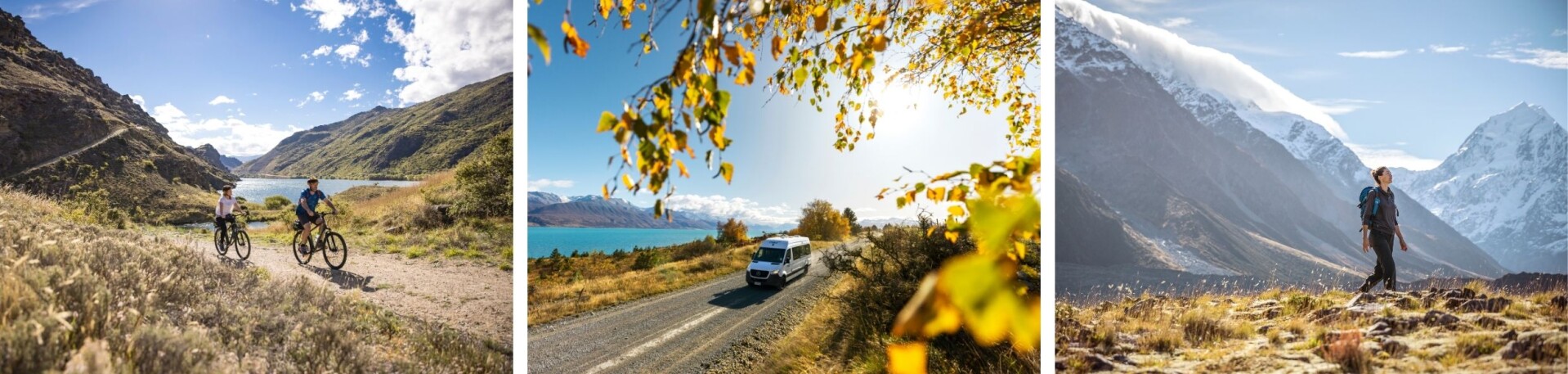 Mt Cook, Lake Pukaki and Dunstan Trail