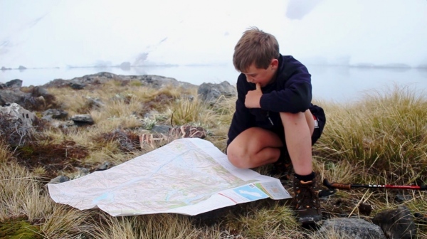 Liam reading map