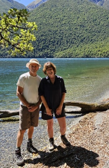 Martin Leslie and wife