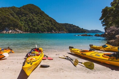 beach kayaks abel tasman