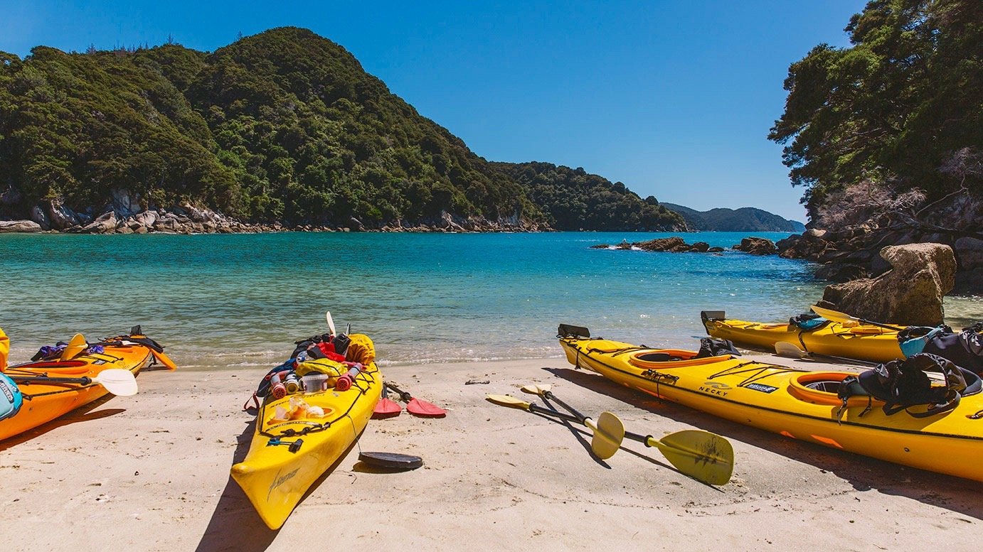 Abel Tasman National Park, a kayaker's and hiker's paradise.