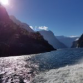 Perfect weather at Milford Sound