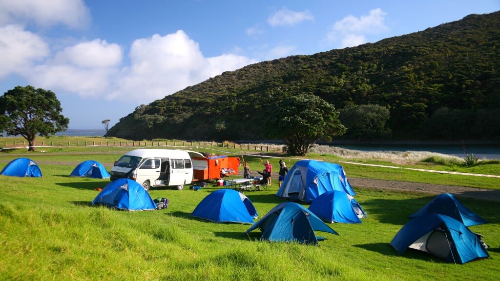 Lovely camping spot at Tapotupotu