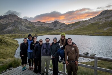 Group Nelson Lakes Hiking