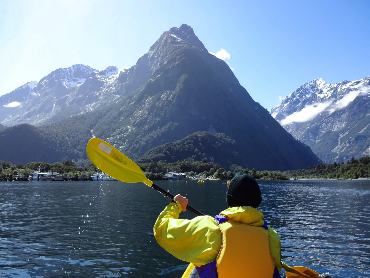 Take to the water and explore the majesty of Milford Sound by kayak.