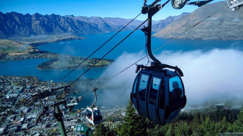 Tired legs? You can take in low-effort yet spectacular views from the Queenstown gondola on your day off.