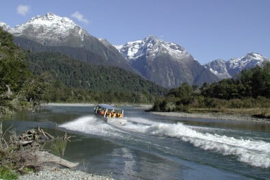 Great Walks Jetboating on the Hollyford River