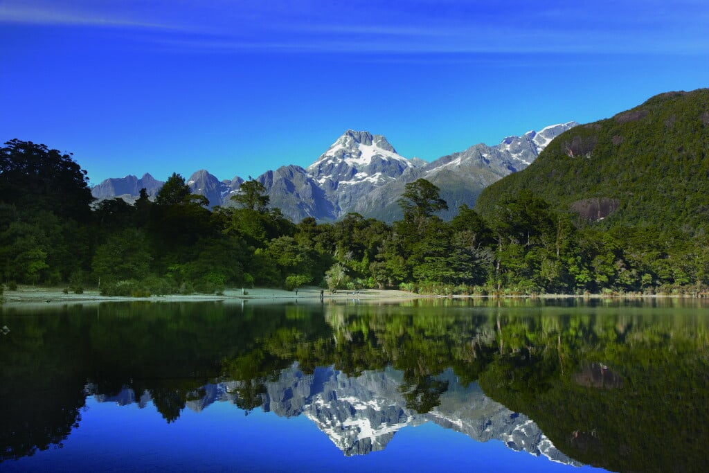 Reflections; Mt Madeline on Lake Alabaster.