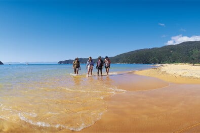 Great Walks Golden sand Abel Tasman National Park