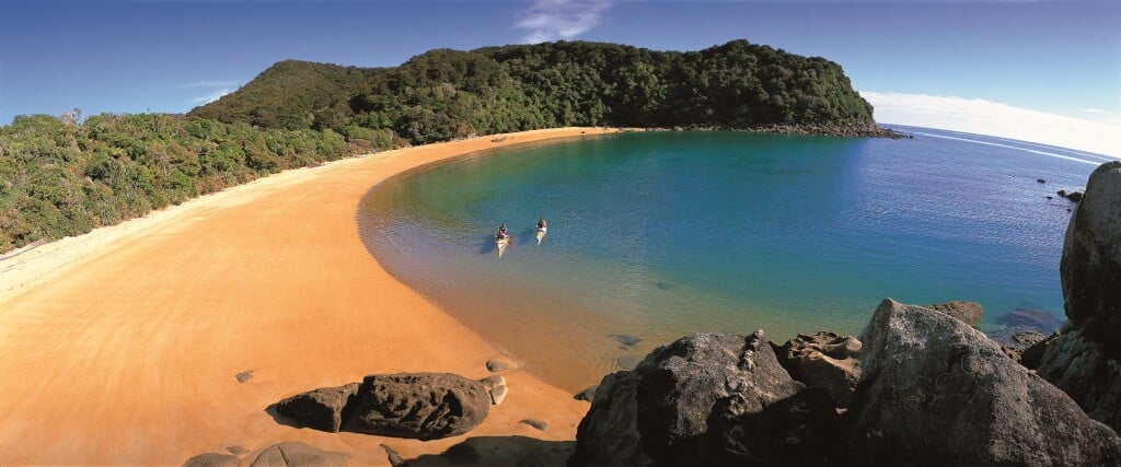 North-east facing, Abel Tasman is nicely protected from the prevailing westerlies.