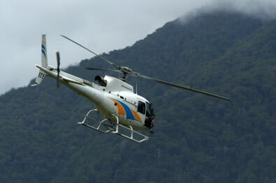 Helicopter flight New Zealand