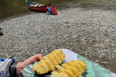 Whanganui River Canoe Food