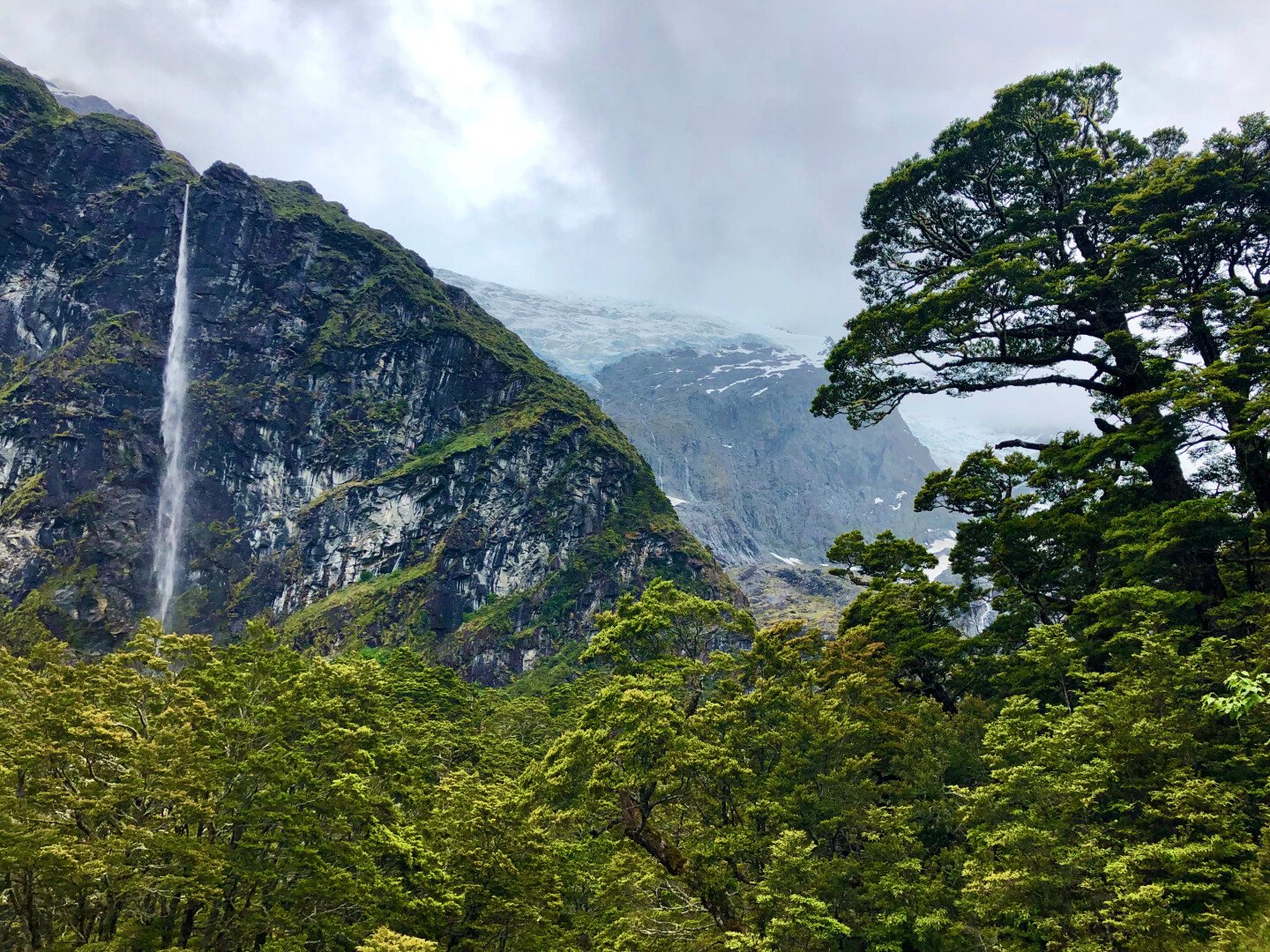 Marvel at the Rob Roy Glacier.