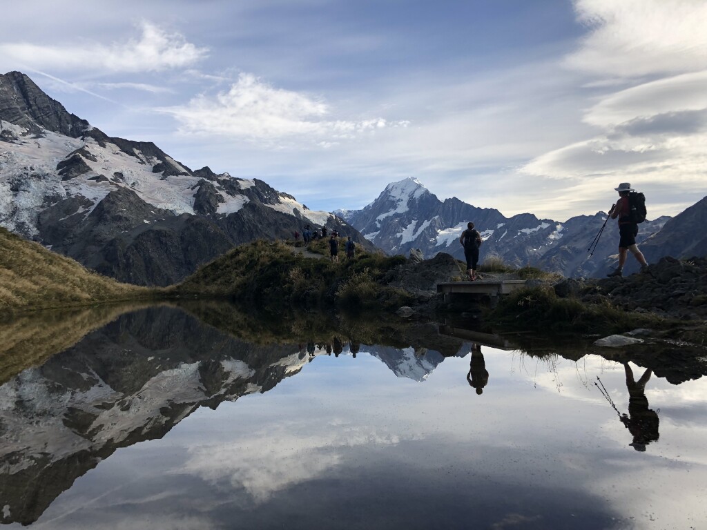 Sealy Tarns hike is often nicknamed the "Stairway to Heaven" with these views, it's easy to see why!