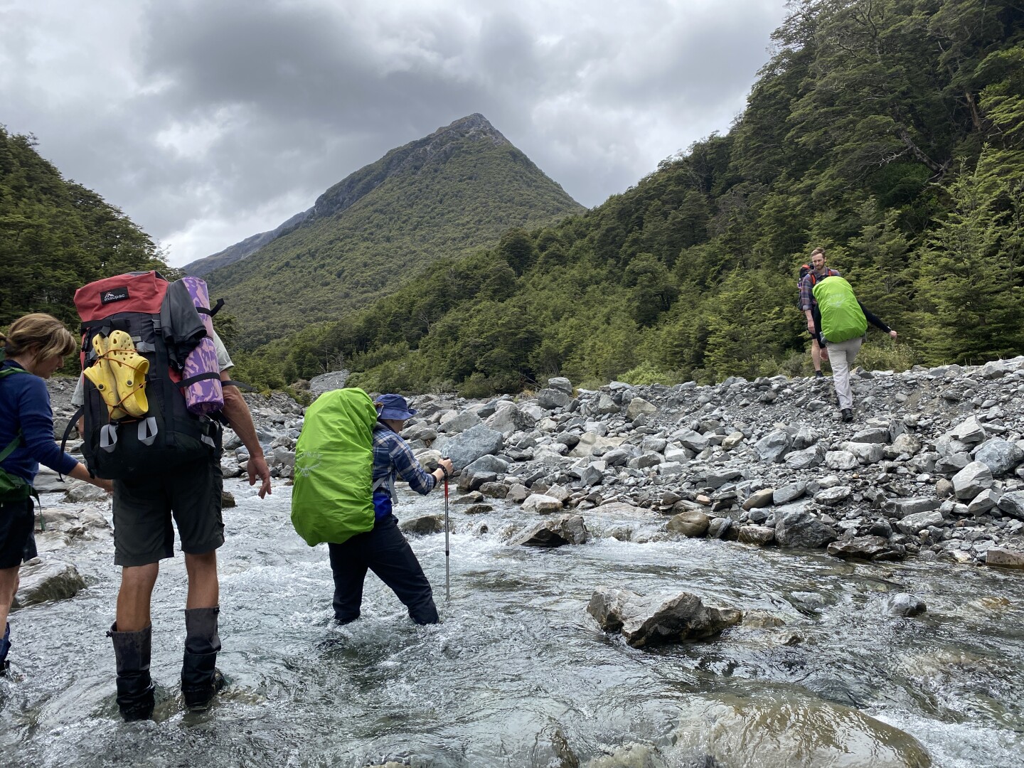 No bridges here - your boots will get wet.