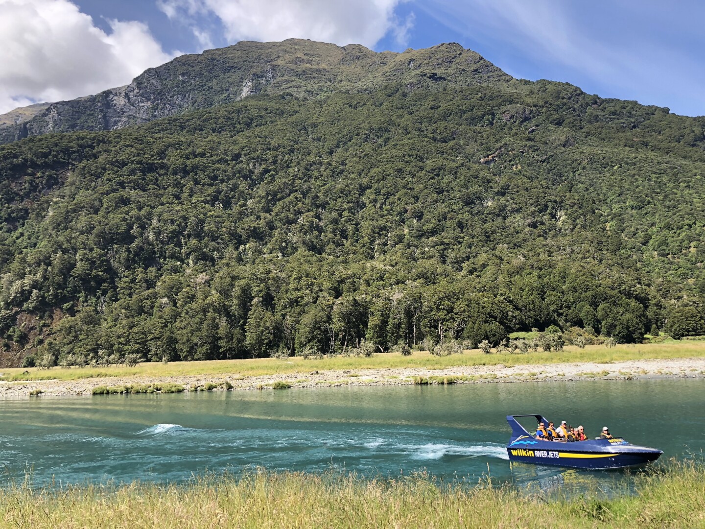 Wilderness jetboat journey deep into the ‘timeless land’ of Makarora.