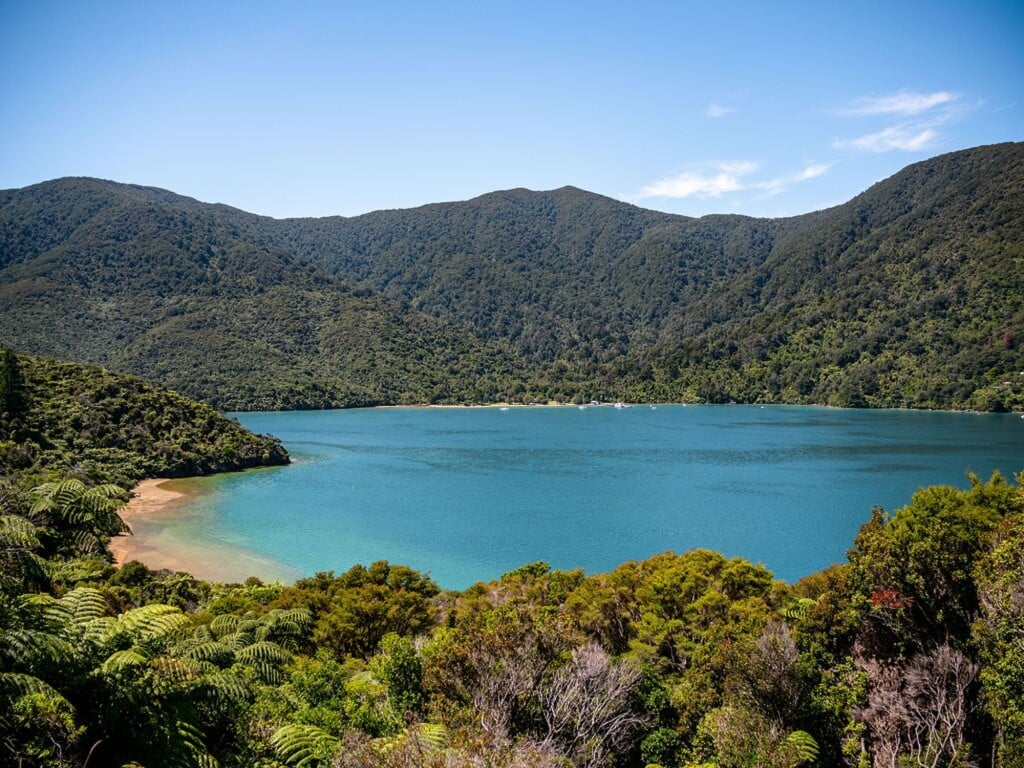 Marvel at the sparkling blue waters