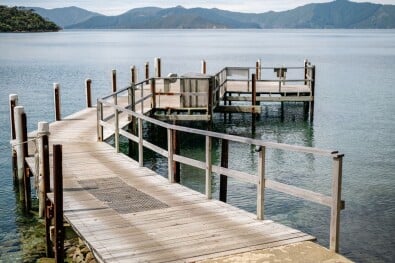 Queen Charlotte Track wharf