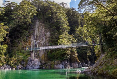 Blue Pools Swing Bridge