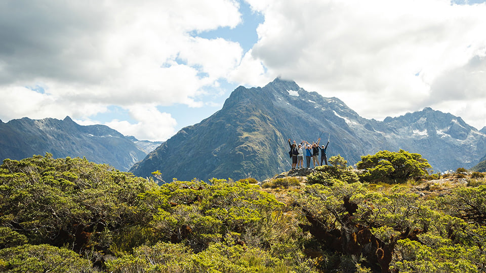 Hike on the world famous Routeburn Track up to Key Summit. 