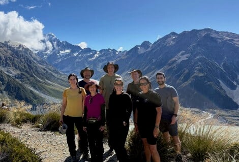 Sealy Tarns Mt Cook Hiking Group