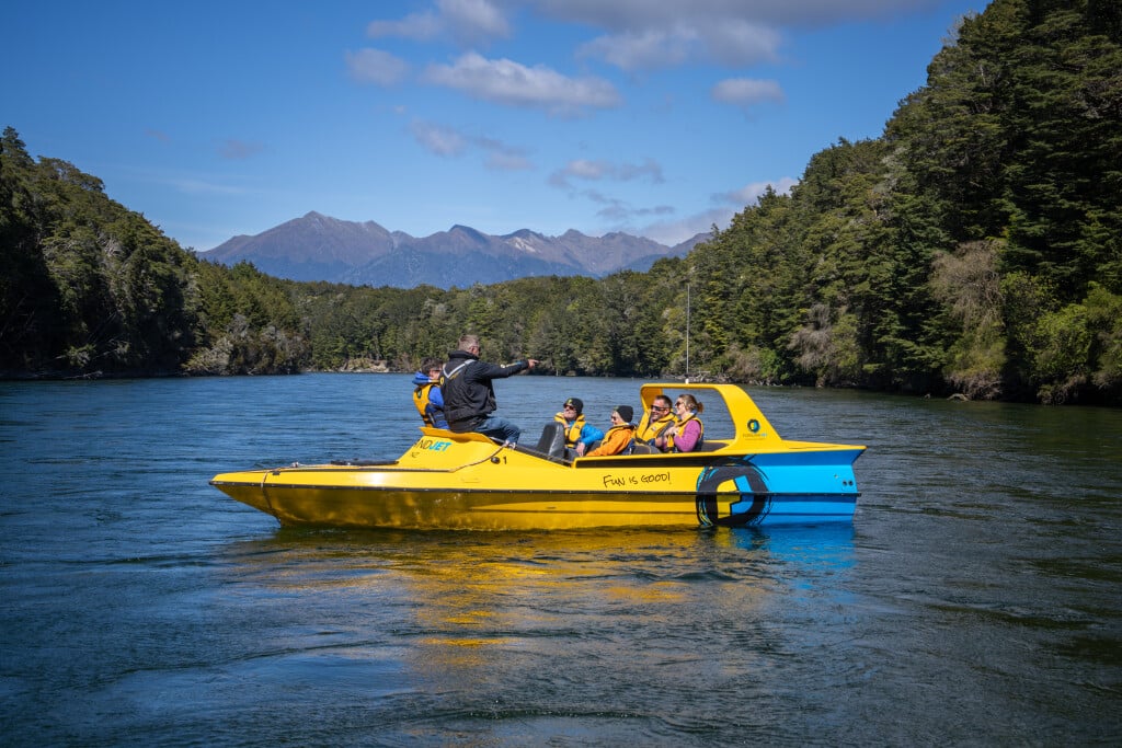 Jetboat down the mighty Waiau River