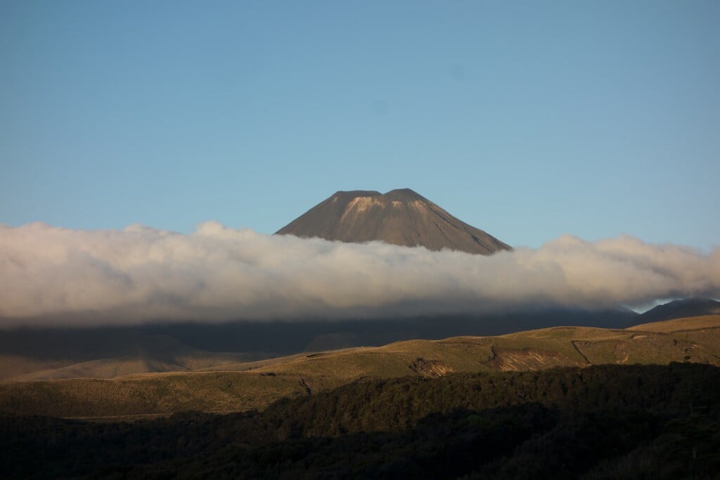 Mt Ngauruhoe from Chateau Tongariro