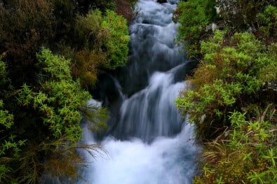 Hiking NZ Tongariro National Park Waterfall