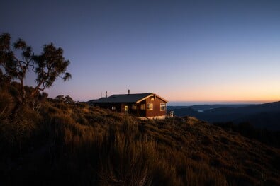 moonlight hut Sunset