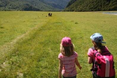 Family Young Hikers NZ