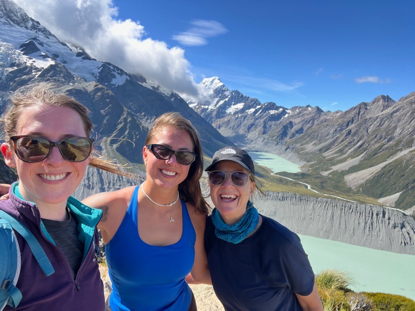 At Sealy Tarns, Aoraki Mt Cook National Park.