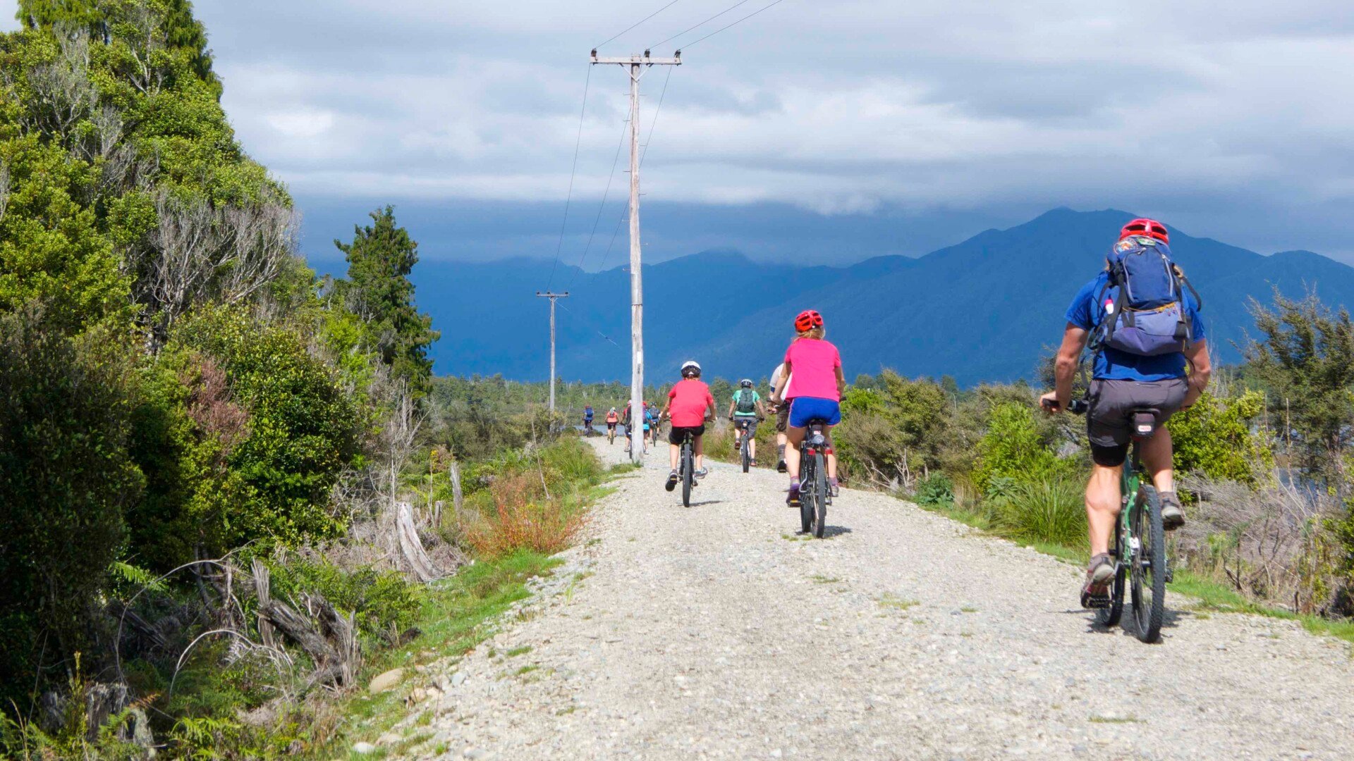 Cycle a network of historic railway lines, logging tramways and water races along the West Coast Wilderness Trail.