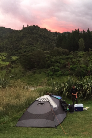 Whanganui River Canoe Blog Eva camping