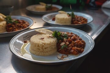Homemade hearty dinner on the Paparoa Track